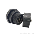 Conector feminino para fêmea.6 RJ45 com tampa